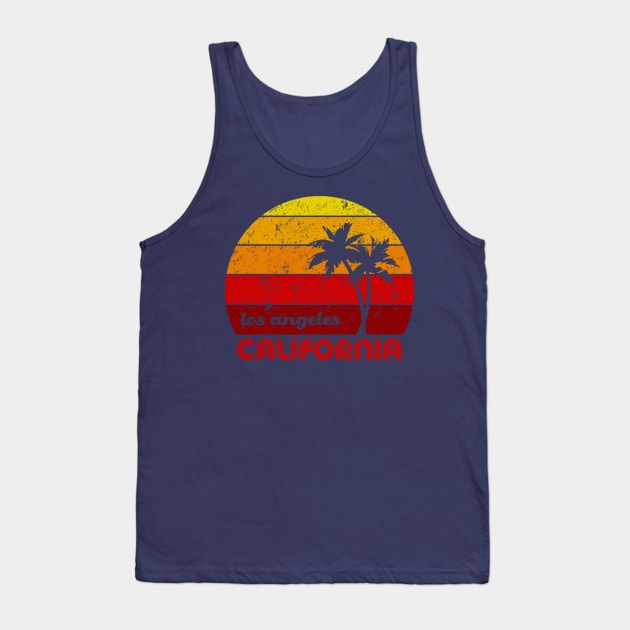 Retro Los Angeles Tank Top by DemTeez